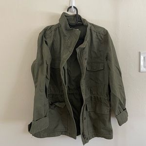 Madewell Womens Small Military Green Jacket
